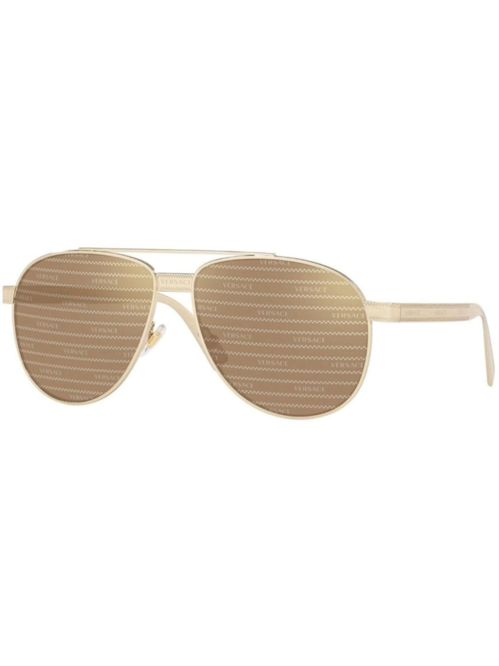 Versace VE2209 Pale Gold/Brown/Versace/Silver/Gold Sunglasses